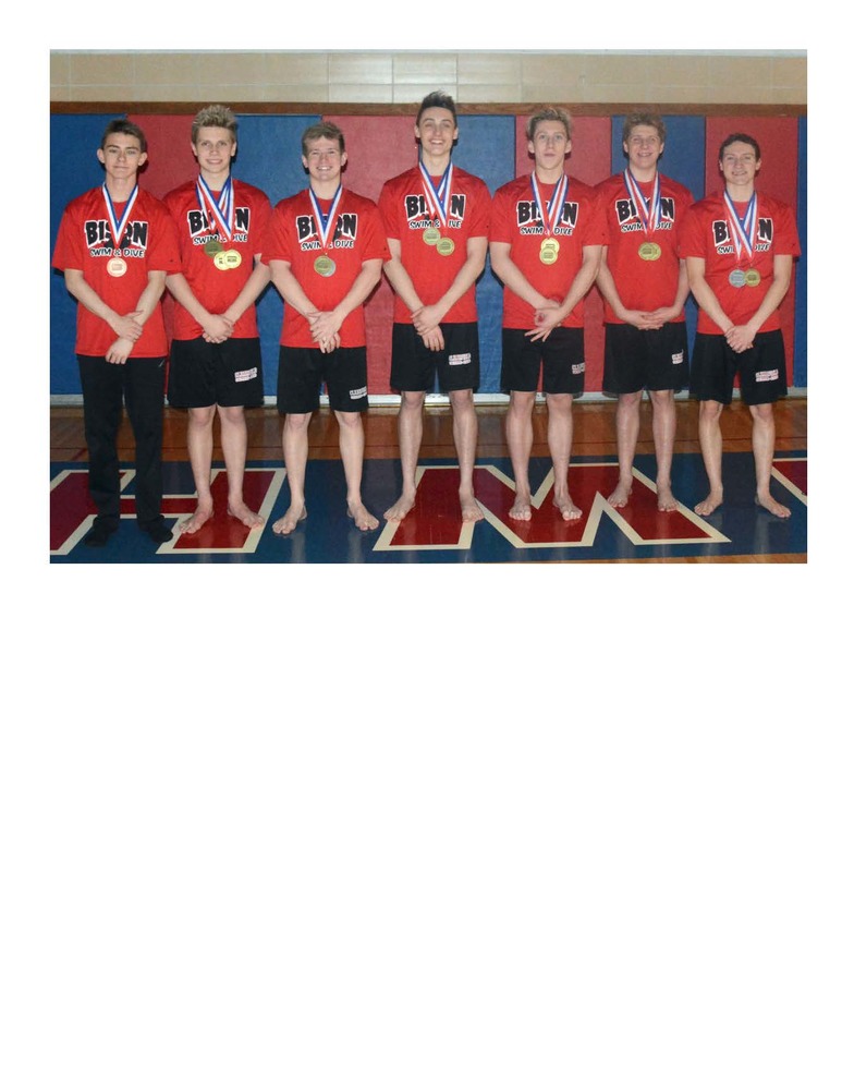 Clearfield Boys Swimming Team