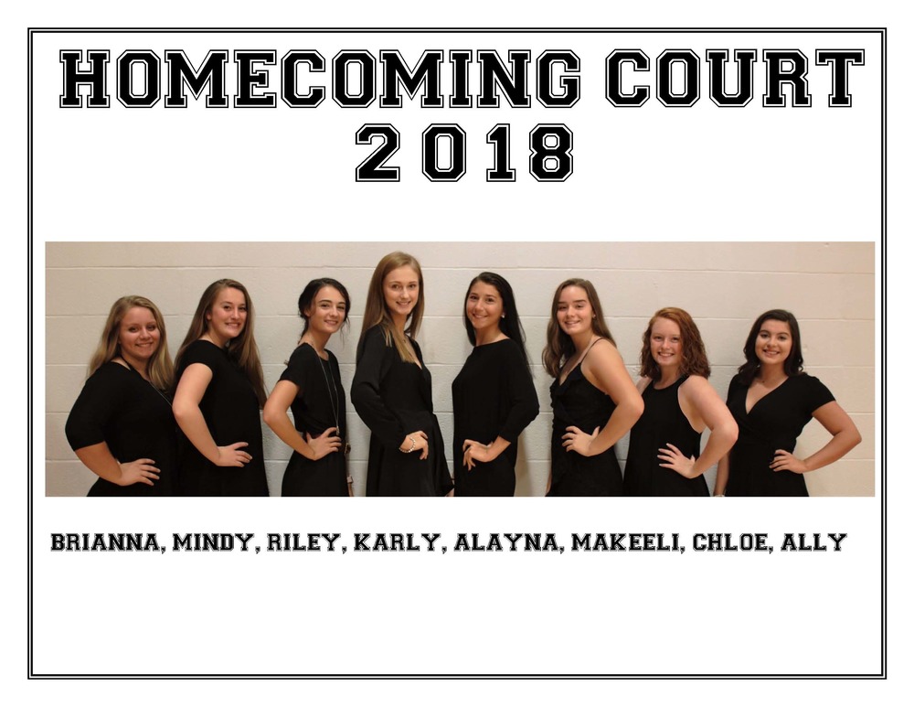 CAJSHS 2018-19 Homecoming Court