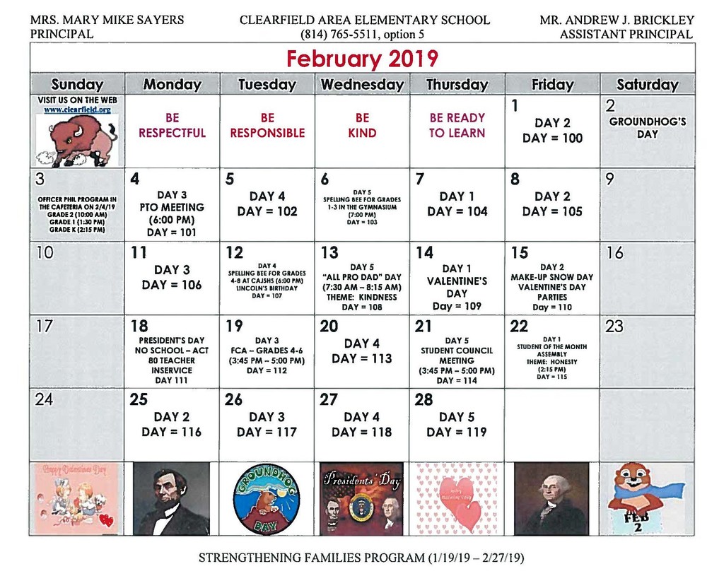 CAES February Events Calendar