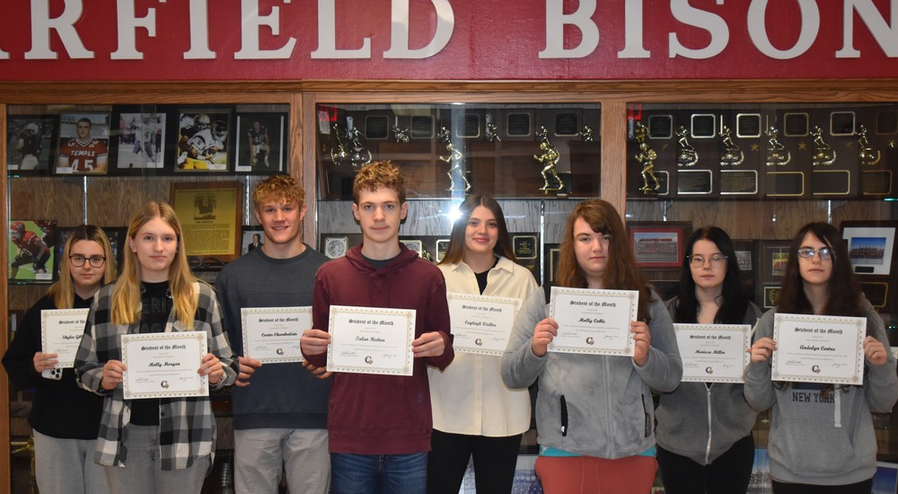CAJSHS January 2023 Students of the Month