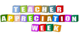 Teacher Appreciation Week is May 6-10, 2019