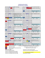 2019-2020 REVISED District School Calendar