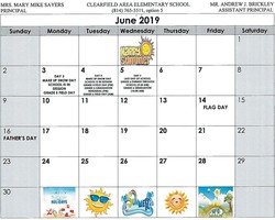 June Calendar of Events
