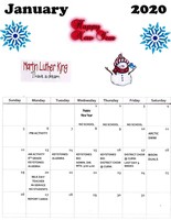 CAJSHS January Calendar of Events