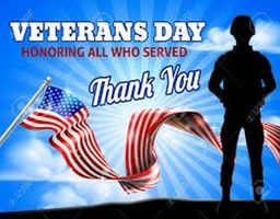 Veteran's Day Thank You